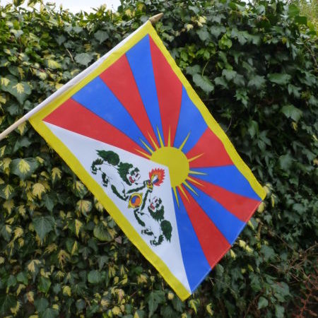 De vlag van Tibet